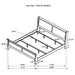 Louis Philippe Eastern King, Full, & Queen Bed - California Furniture (Coachella, CA)