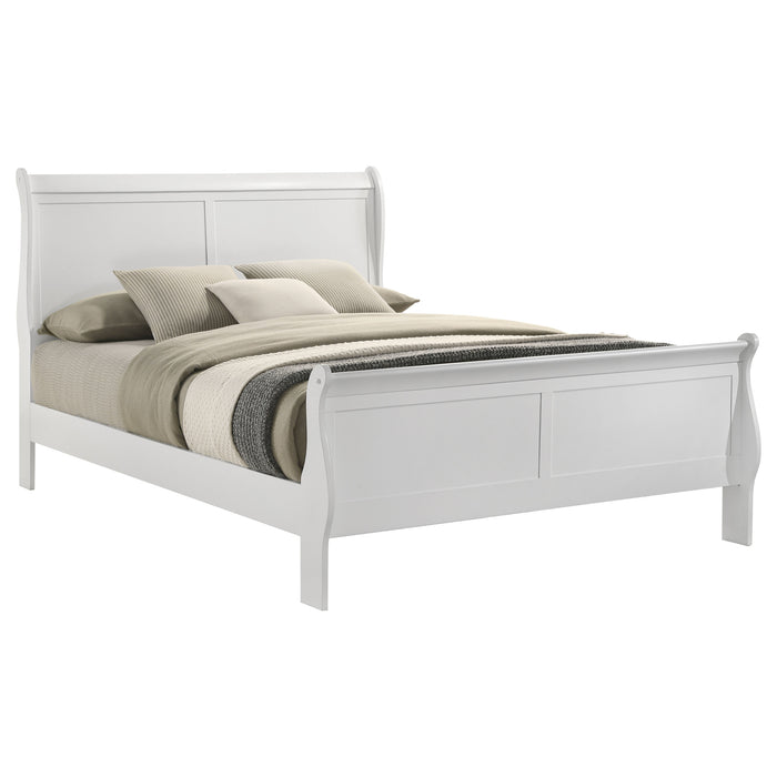 Louis Philippe Eastern King, Full, & Queen Bed - California Furniture (Coachella, CA)