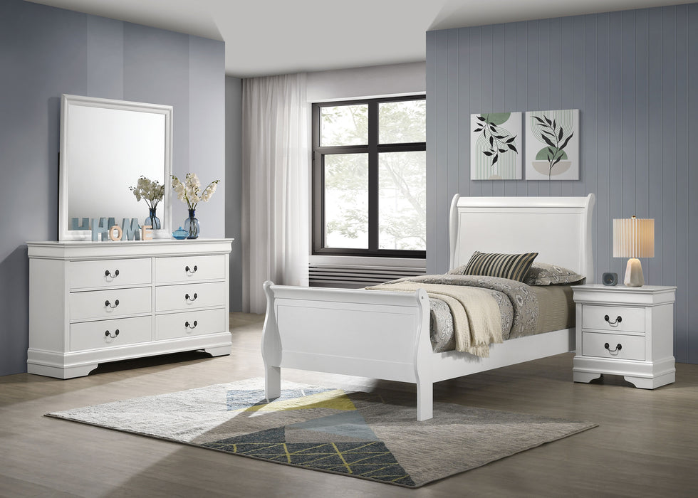 Louis Philippe 4 & 5 Piece Bedroom Sets Twin & Queen - California Furniture (Coachella, CA)
