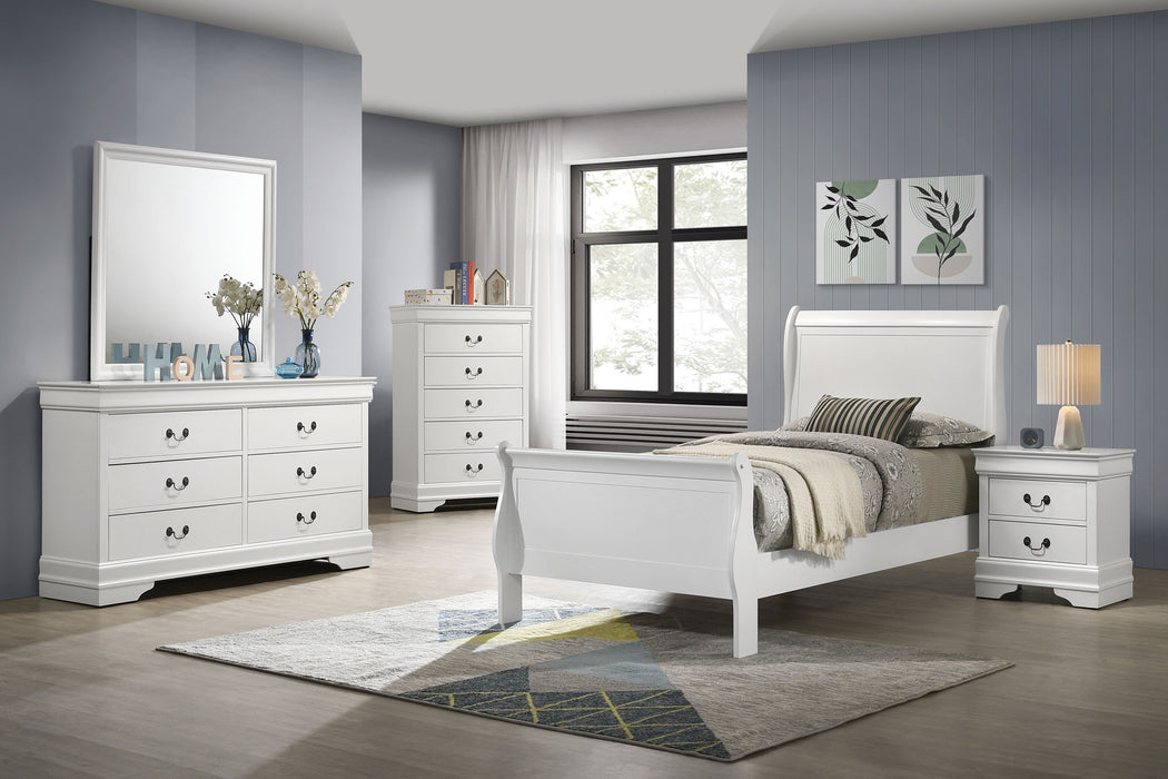 Louis Philippe 4 & 5 Piece Bedroom Set Full, Twin, King, & Queen - California Furniture (Coachella, CA)