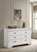 Louis Philippe 6-drawer Dresser White - California Furniture (Coachella, CA)