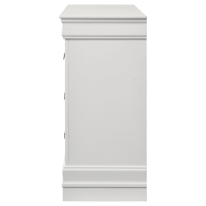 Louis Philippe 6-drawer Dresser White - California Furniture (Coachella, CA)