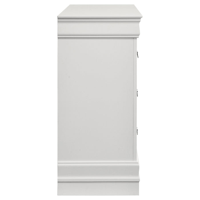 Louis Philippe 6-drawer Dresser White - California Furniture (Coachella, CA)
