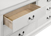 Louis Philippe 6-drawer Dresser White - California Furniture (Coachella, CA)