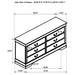 Louis Philippe 6-drawer Dresser White - California Furniture (Coachella, CA)