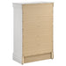 Louis Philippe 5-drawer Bedroom Chest White - California Furniture (Coachella, CA)