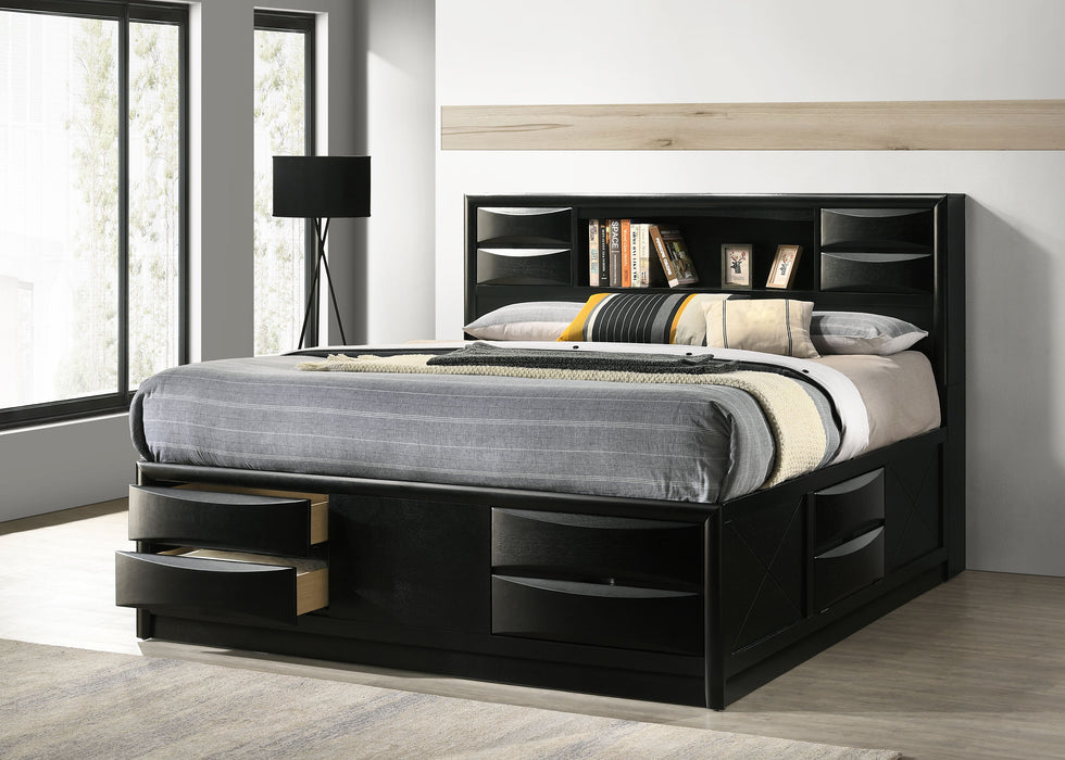 Briana Bookcase Platform Storage Bed - California Furniture (Coachella, CA)