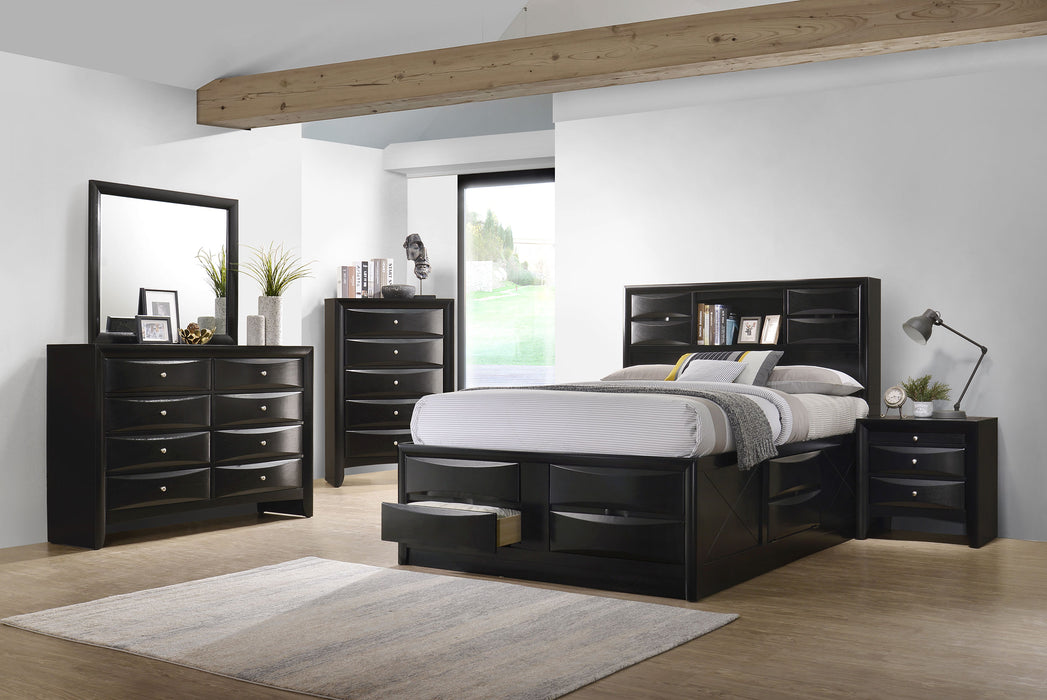 Briana Bookcase Platform Storage Bed - California Furniture (Coachella, CA)
