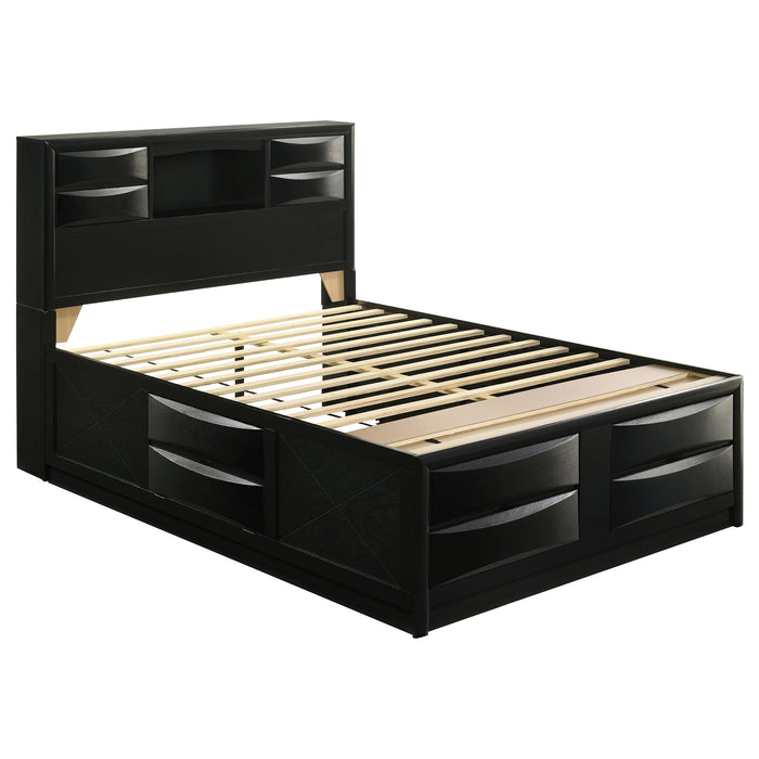 Briana Bookcase Platform Storage Bed - California Furniture (Coachella, CA)