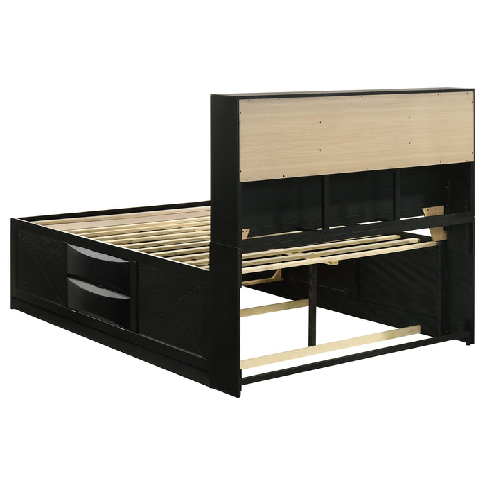 Briana Bookcase Platform Storage Bed - California Furniture (Coachella, CA)