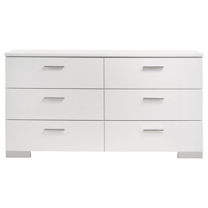 Felicity Bedroom Set White - California Furniture (Coachella, CA)