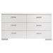 Felicity Bedroom Set White - California Furniture (Coachella, CA)