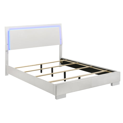 Felicity Panel Bed with LED Lighting - California Furniture (Coachella, CA)