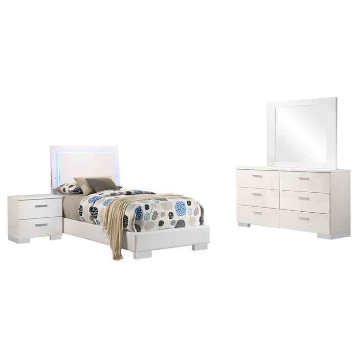 Felicity Bedroom Set White - California Furniture (Coachella, CA)
