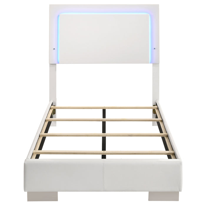 Felicity Panel Bed with LED Lighting - California Furniture (Coachella, CA)