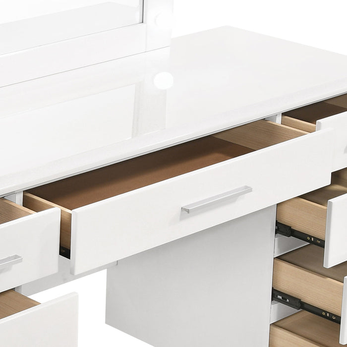 Felicity Makeup Vanity Table with LED Mirror - California Furniture (Coachella, CA)