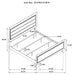 Kauffman Panel Bed - California Furniture (Coachella, CA)