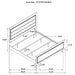 Kauffman Panel Bed - California Furniture (Coachella, CA)