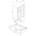 Kauffman Chest of Drawers - California Furniture (Coachella, CA)
