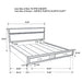Miranda Panel Platform Storage Bed - California Furniture (Coachella, CA)