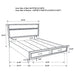 Miranda Panel Platform Storage Bed - California Furniture (Coachella, CA)