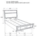 Miranda Panel Platform Storage Bed - California Furniture (Coachella, CA)