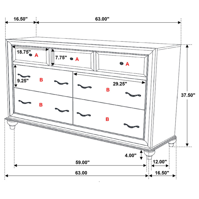 Barzini Bedroom Sets - California Furniture (Coachella, CA)