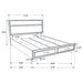 Miranda Bedroom Set with Storage - California Furniture (Coachella, CA)