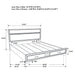 Miranda Bedroom Set with Storage - California Furniture (Coachella, CA)