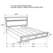 Miranda Panel Platform Storage Bed - California Furniture (Coachella, CA)