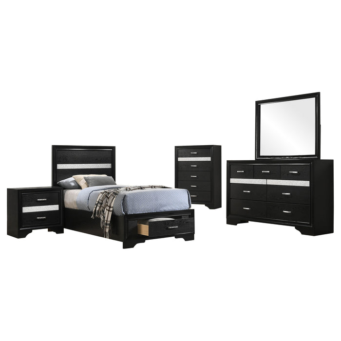 Miranda Bedroom Sets Black - California Furniture (Coachella, CA)