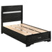 Miranda Full & Twin Storage Bed Black - California Furniture (Coachella, CA)