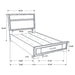 Miranda Panel Platform Storage Bed - California Furniture (Coachella, CA)