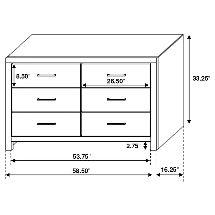 Brantford 5 Pc Bedroom Sets - California Furniture (Coachella, CA)
