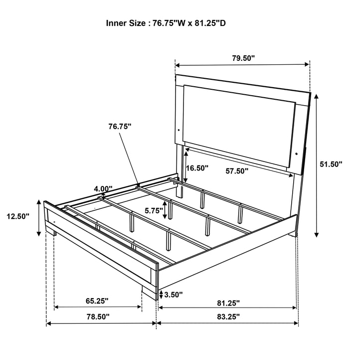 Hyland Eastern King & Queen Bed - California Furniture (Coachella, CA)