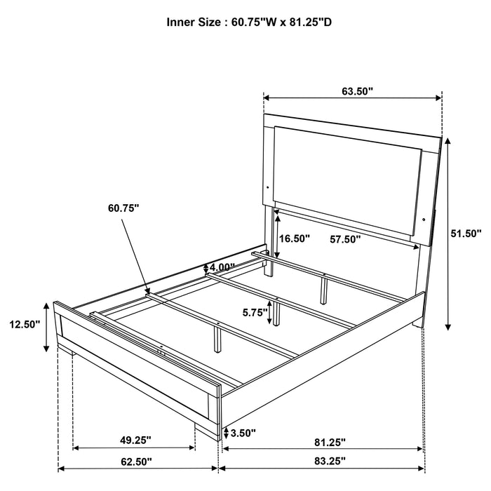 Hyland Eastern King & Queen Bed - California Furniture (Coachella, CA)