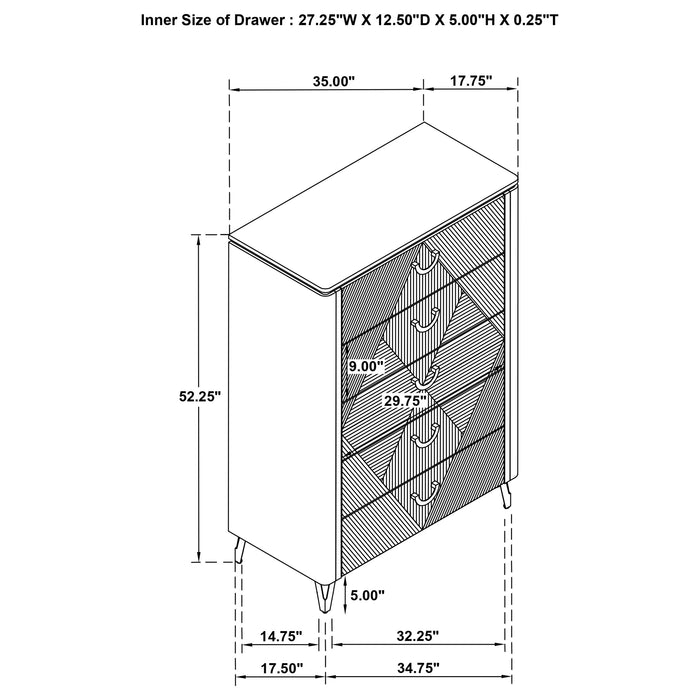 Cassia Chest of Drawers - California Furniture (Coachella, CA)