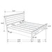Woodmont Panel Platform Storage Bed - California Furniture (Coachella, CA)