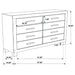 Woodmont 4 & 5 Piece E.King, Queen, & Cal;.King Bedroom Sets - California Furniture (Coachella, CA)