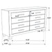 Woodmont 4 & 5 Piece E.King, Queen, & Cal;.King Bedroom Sets - California Furniture (Coachella, CA)