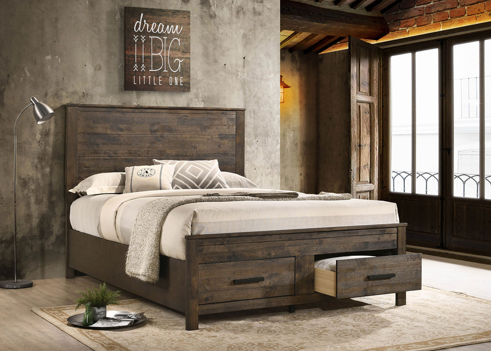 Woodmont Panel Platform Storage Bed - California Furniture (Coachella, CA)