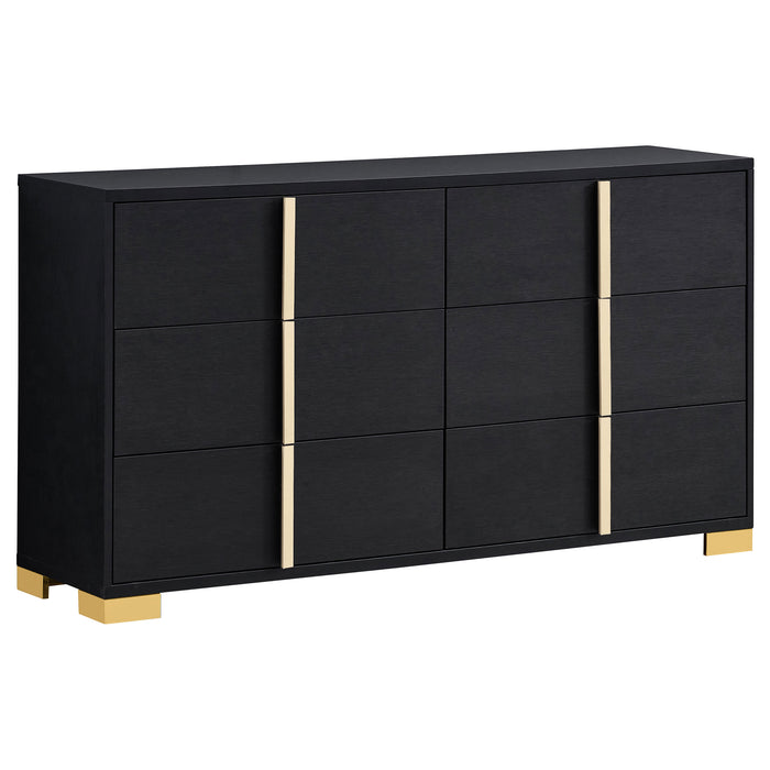 Marceline Bedroom Sets White & Black 4 & 5 Piece - California Furniture (Coachella, CA)