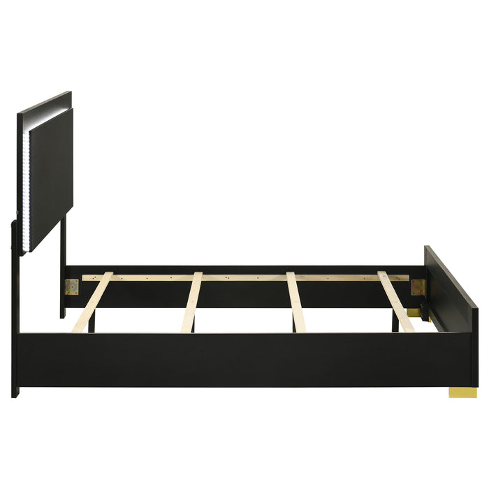 Marceline Panel Bed with LED Lighting - California Furniture (Coachella, CA)