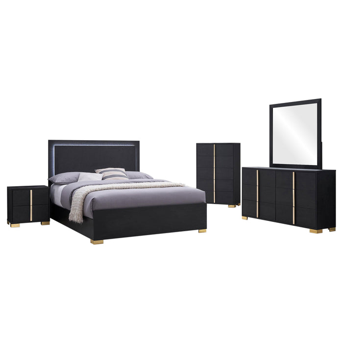 Marceline Bedroom Sets White & Black 4 & 5 Piece - California Furniture (Coachella, CA)