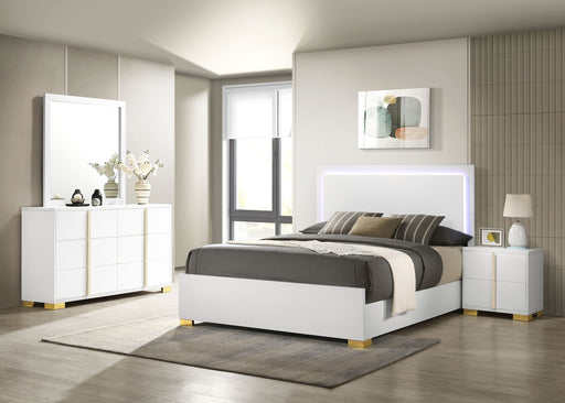 Marceline Bedroom Sets White & Black 4 & 5 Piece - California Furniture (Coachella, CA)