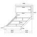 Marceline Bedroom Sets White & Black 4 & 5 Piece - California Furniture (Coachella, CA)