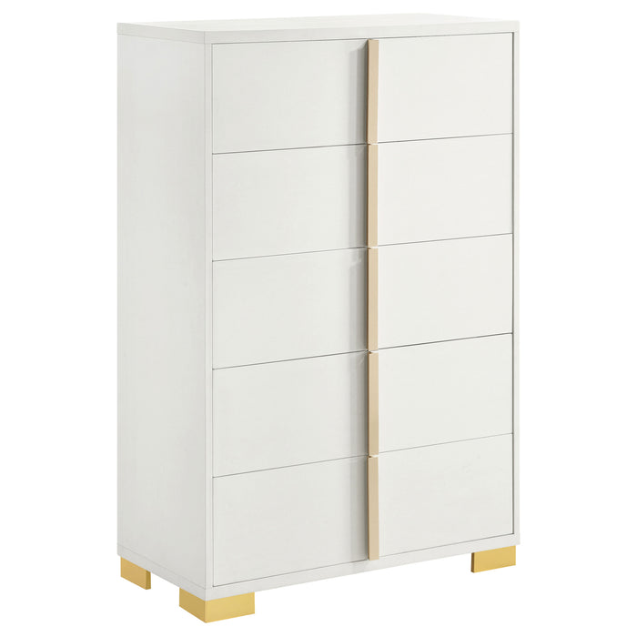 Marceline Bedroom Sets White & Black 4 & 5 Piece - California Furniture (Coachella, CA)