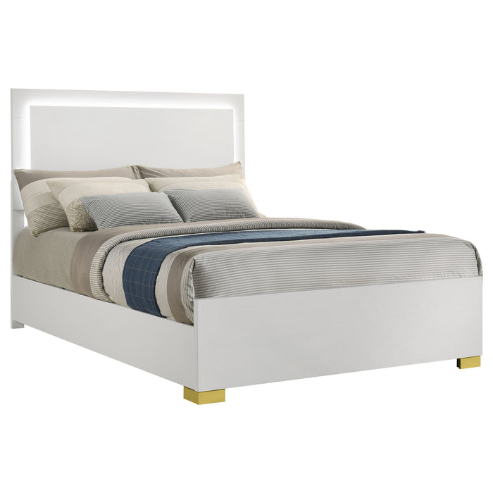 Marceline Panel Bed with LED Lighting - California Furniture (Coachella, CA)