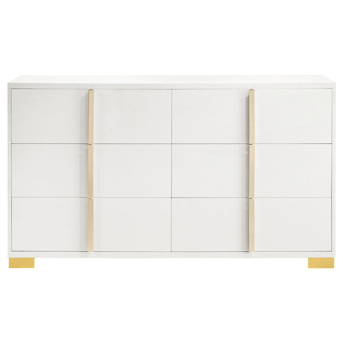 Marceline Bedroom Sets White & Black 4 & 5 Piece - California Furniture (Coachella, CA)