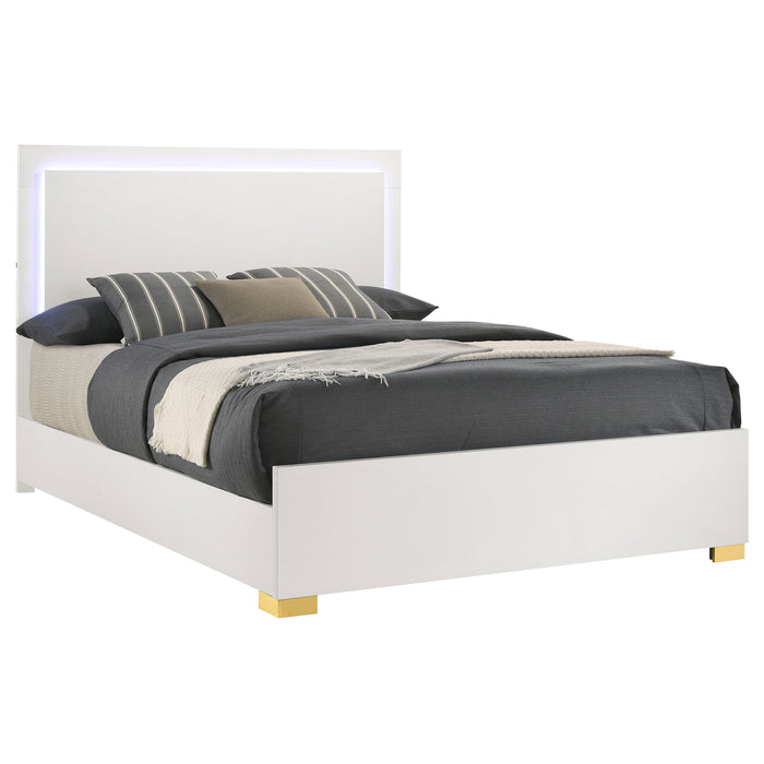 Marceline Beds White & Black Eastren King, Full, Twin, & Queen - California Furniture (Coachella, CA)